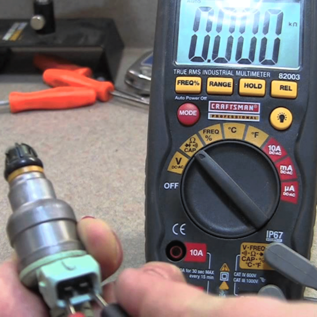 how to test a fuel injector with a multimeter